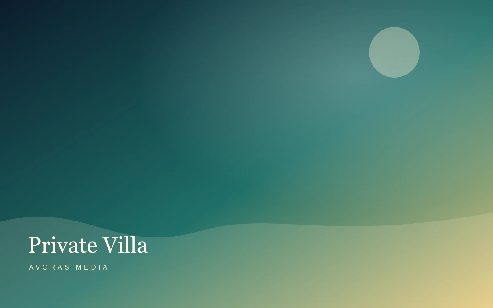 Private island villas